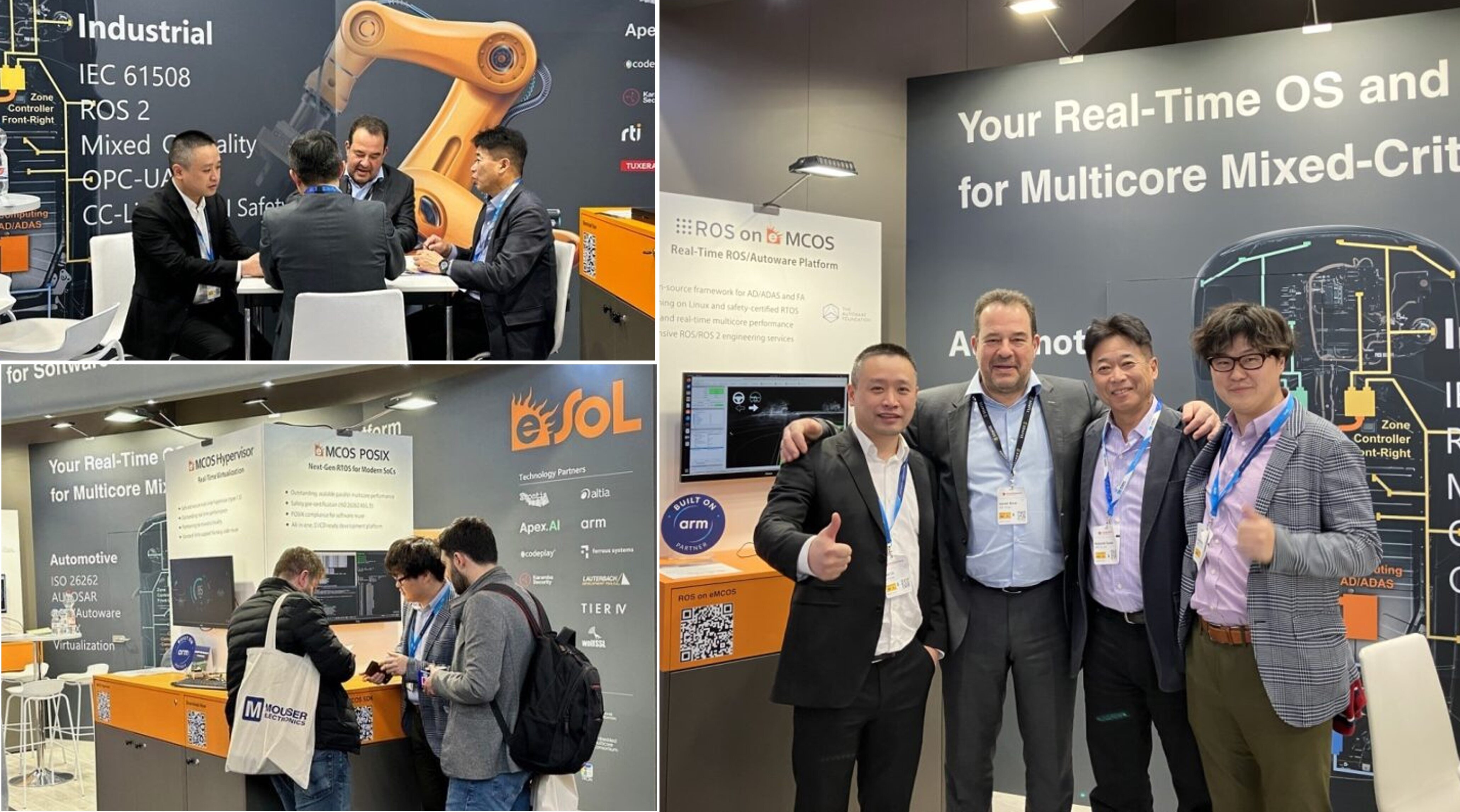 Safe and Scalable Real-Time Platform for Software-Defined Embedded Systems From eSOL Shown Successfully at Embedded World 2024