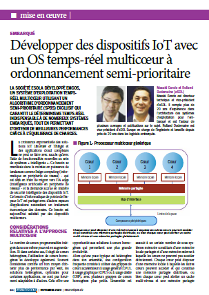 Technical Article About eSOL’s Flagship RTOS Published on French Electronics Media